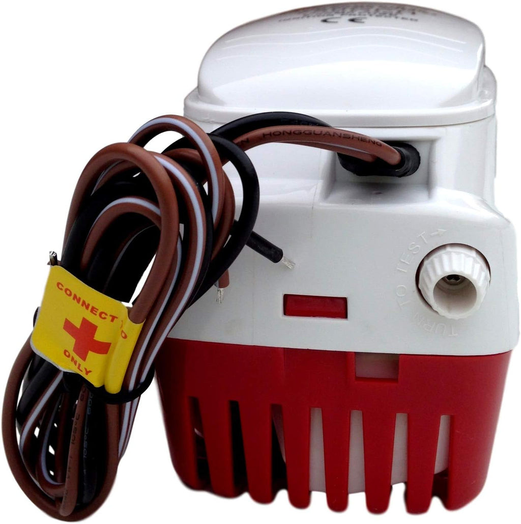 OASIS MARINE 750 GPH 12V Auto Bilge Pump, Built-In Float Switch, 3/4" Hose
