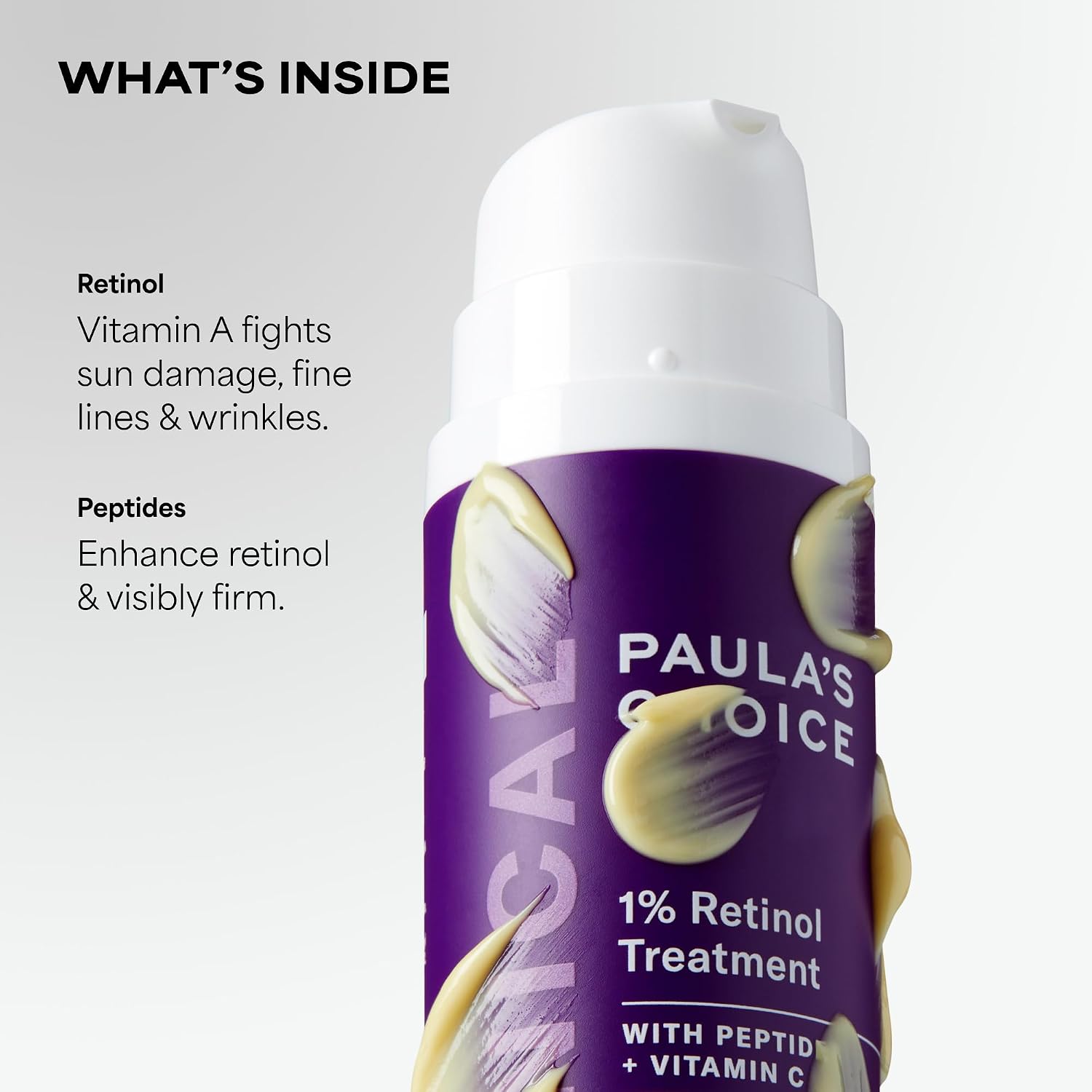Paula's Choice CLINICAL 1% Retinol Face Treatment with Peptides | Anti-Aging Face Serum with Vitamin C & Licorice