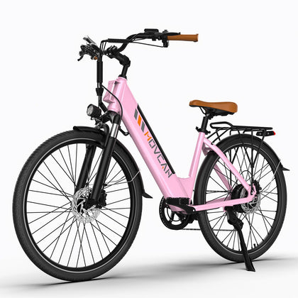 V80 Electric Bike, 1000W Motor 28MPH Ebike, 48V 13Ah Removeable Battery, 26'' City Cruiser Adult Electric Bicycles up