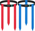 Flag Football Belts, Adjustable Sets for 2 to 20 Youth and Adult Players | Available in 2, 4, 10, 14 or 20-Piece