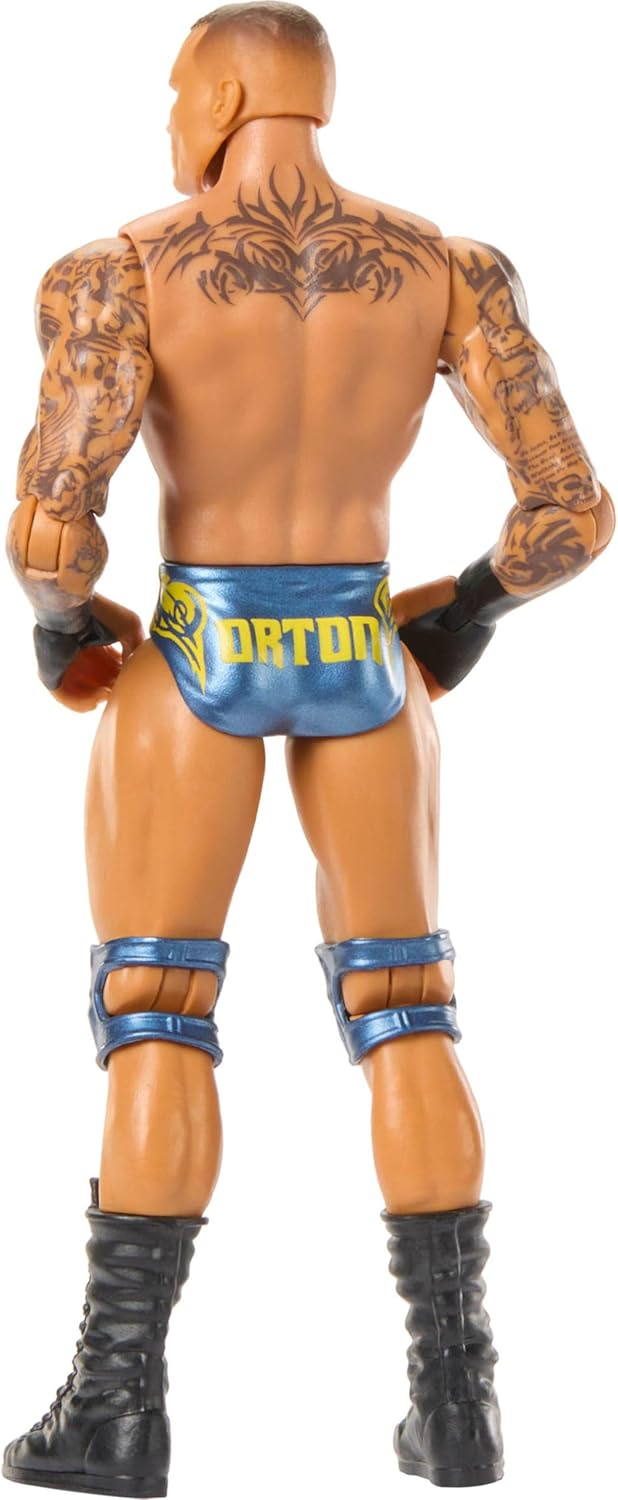 WWE Randy Orton Action Figure, Main Event Series #163, 6-inch Collectible Superstar with 14 Articulation Points &