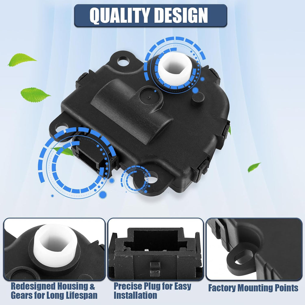 2Pcs HVAC Blend Door Actuator 604-108 for Chevy Impala 2004-2013