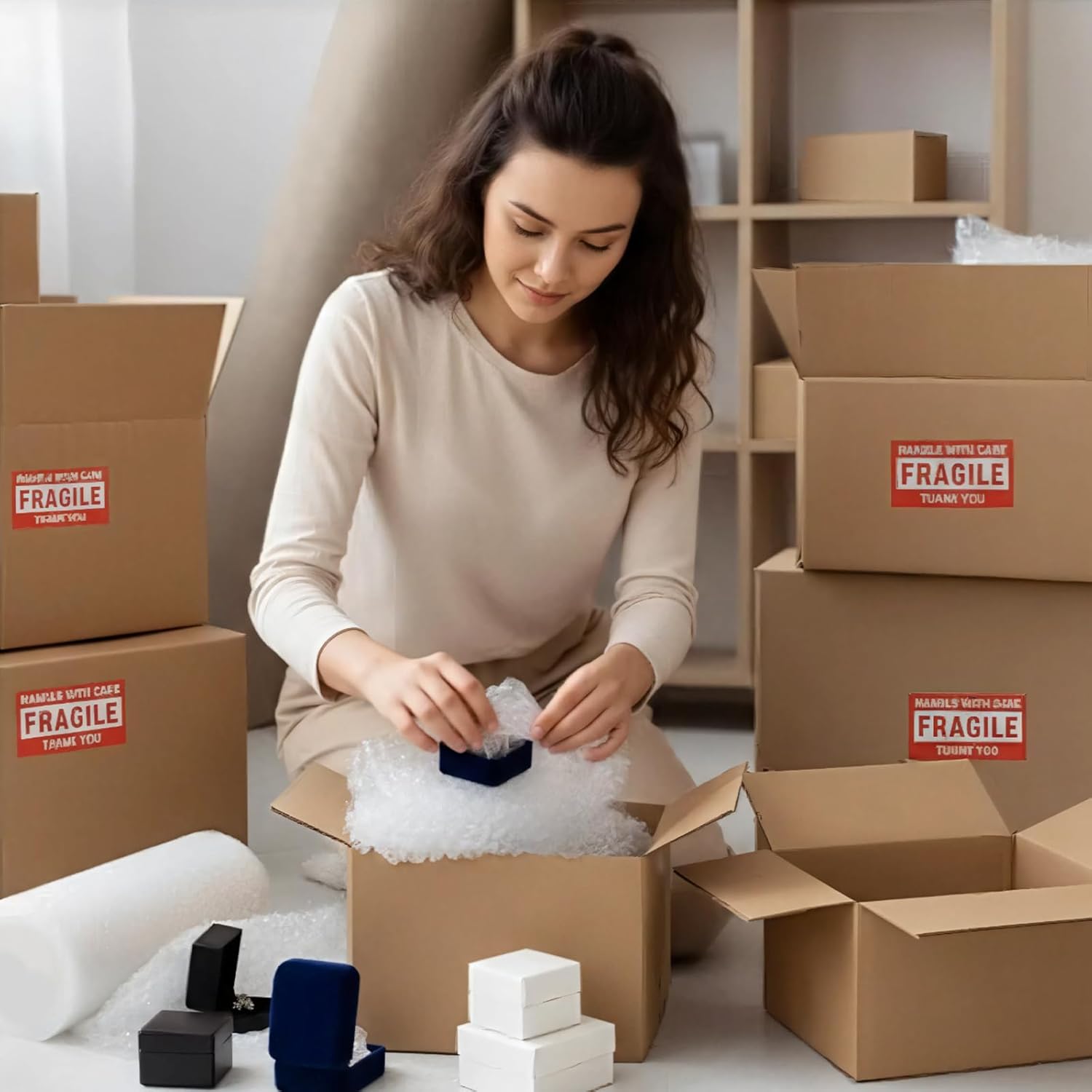 Bubble Cushioning Wrap 2 Pack 12 Inch x 72 ft Bubble Wrap for Packing，Moving Boxes and Shipping for Your