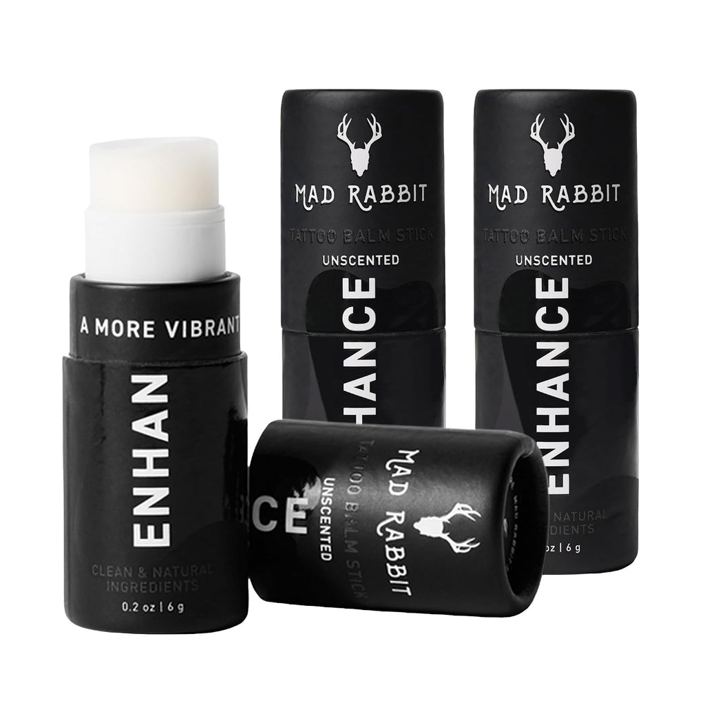 Enhance Tattoo Balm Stick, Tattoo Aftercare, 3 Pack