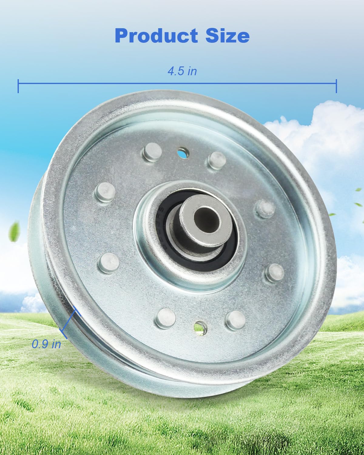 Idler Pulley Belt Pulley Wear Resistant Fit for Ariens Zoom 2350 1540 1640 1634 Fit for Gravely Mowers ZT XL 42 52 Pro-Turn 160 148 1540 Replace 07300101 039608 07312500 07312559-Durable and Quiet