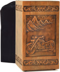 Wooden urn Human Ashes Cremation Adult Box Funeral Burial Male Casket Decorative Memorial funerary Men Large 250LBS