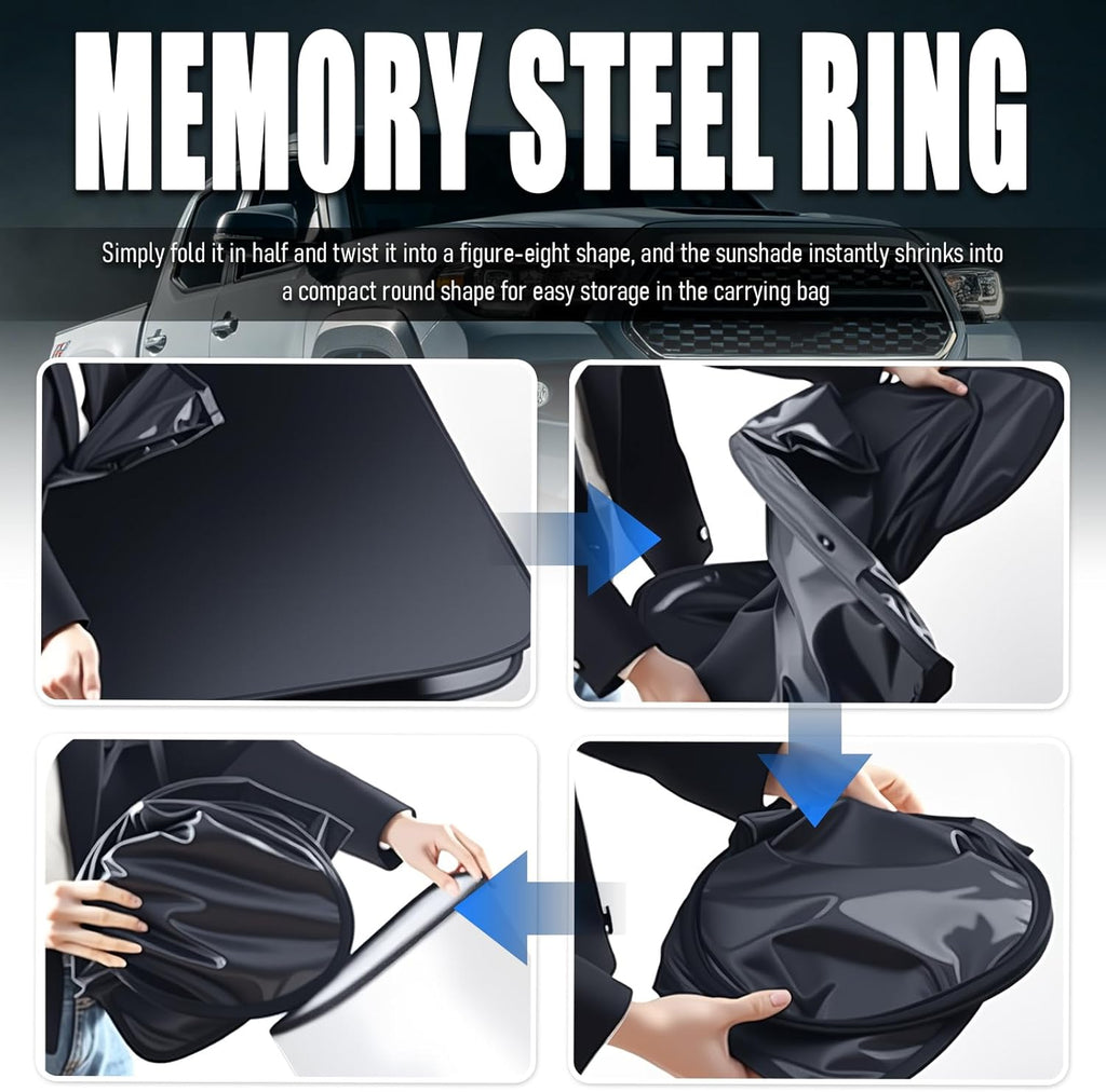 Car Windshield Sun Shade,Foldable Sun Shade for Car Windshield Compatible with Toyota Corolla,Oxford Cloth Sunshade