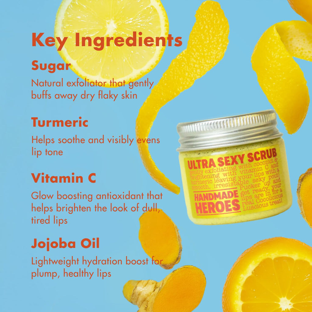 Turmeric Lip Scrub with Vitamin C 1oz