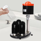 Electric Glass Washer Pure Copper Motor 800 Cups Per Hour 304 Stainless