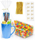 Clear Cellophane Treat Bags 7x12 with Flat Bottom & Gusset