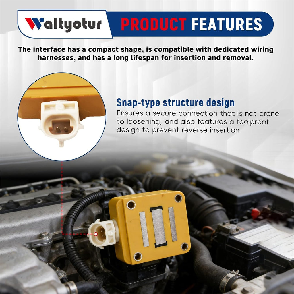 waltyotur Fuel Injector Solenoid Replacement for 151-335