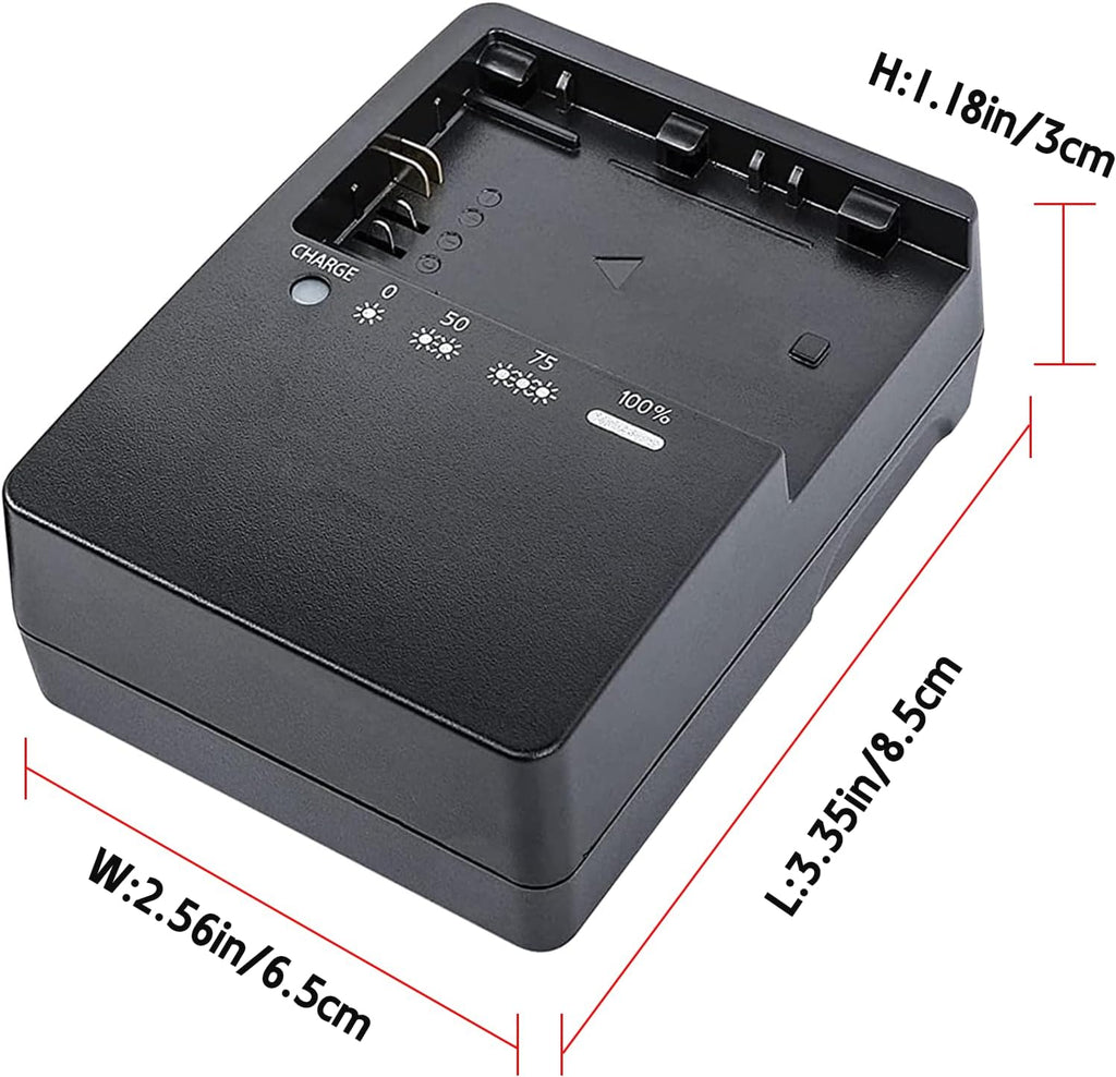 LC-E6 Battery Charger Compatible with Canon LP-E6 LP-E6N LP-E6NH, Replacement Camera Charger for EOS R5 R6 R7 5D Mark