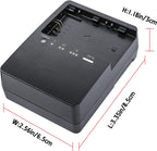 LC-E6 Battery Charger Compatible with Canon LP-E6 LP-E6N LP-E6NH, Replacement Camera Charger for EOS R5 R6 R7 5D Mark