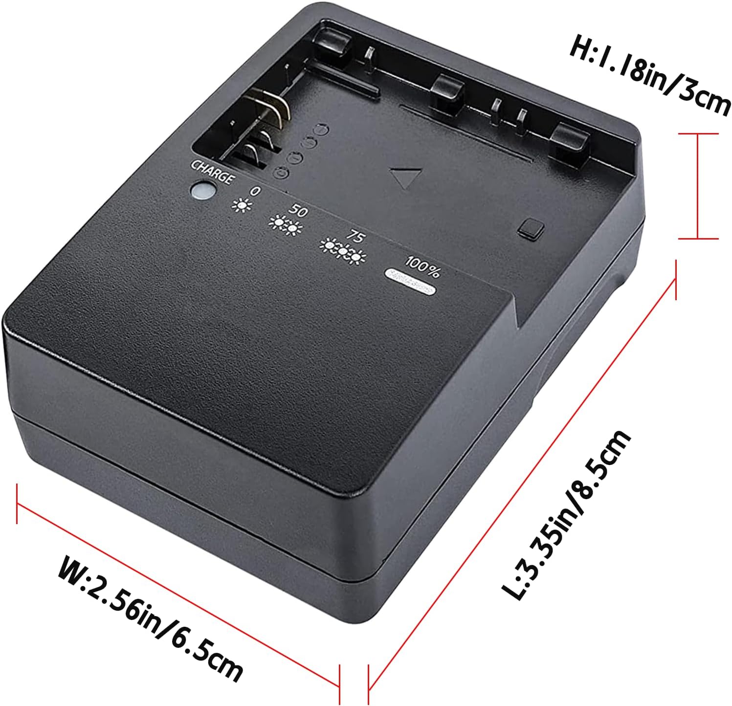 LC-E6 Battery Charger Compatible with Canon LP-E6 LP-E6N LP-E6NH, Replacement Camera Charger for EOS R5 R6 R7 5D Mark