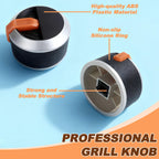 Gas Grill Griddle Orange Knobs for Blackstone 17" 22" 28" 36" Griddles