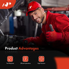 A-Premium Engine Coolant Temperature Sensor Compatible with Mercedes-Benz