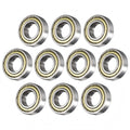 DEEG 10 Pcs 6003ZZ Double Metal Seal Bearings 17x35x10mm