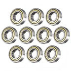 DEEG 10 Pcs 6003ZZ Double Metal Seal Bearings 17x35x10mm