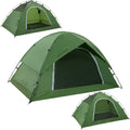 Waterproof Camping Tent for 2 Person, 4 Person, Easy Setup Tent | 190T Polyester, PU2000, Lightweight, Durable