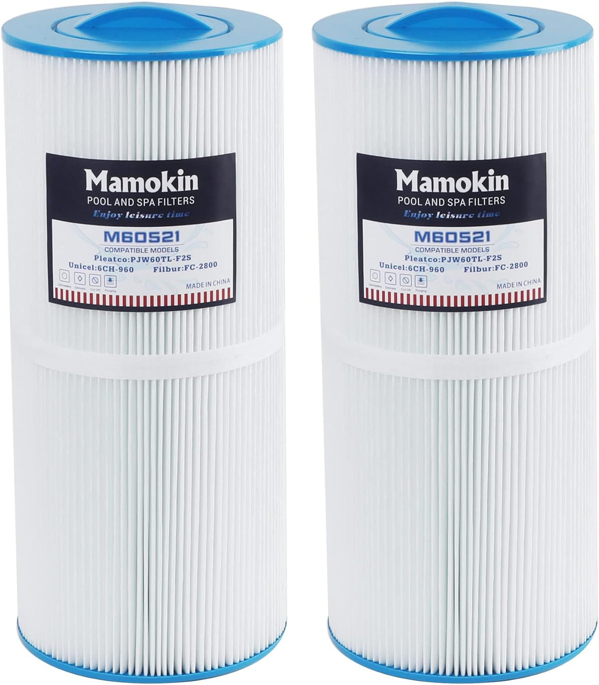 6CH-960 Spa Filter Replaces Jacuzzi Filters J-300 Series, 2 Pack