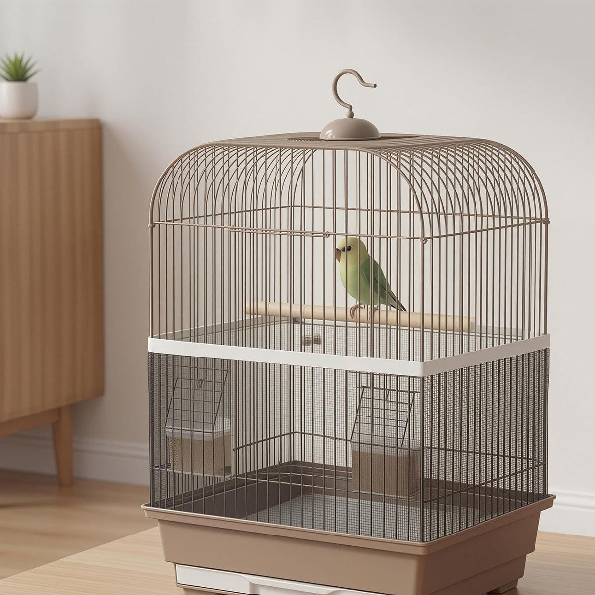 Parrot Cage Netting, Self Adhesive Cage Guard, Bird Seed Catcher