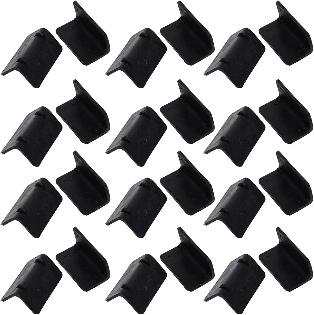Plastic Corner Protectors 100 Pack Black L Shaped Cargo Guards