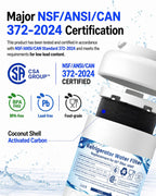 Mutital Water Filter Cartridges, Replacement for GE MWF, 3‑Pack