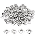 Kozelo 80Pcs Sliding t Nuts M5-0.8 2020 Series Hammer Nuts Silver