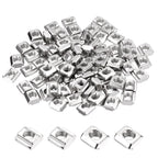 Kozelo 80Pcs Sliding t Nuts M5-0.8 2020 Series Hammer Nuts Silver