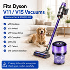 Vacuum Filter Replacement Compatible with Dyson V11 V15, 3Pack