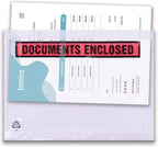 200 x A4 Printed Document Enclosed Wallet (328 x 230 mm) | Peel & Seal Clear Plastic