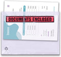 100 x A4 Printed Document Enclosed Wallet (328 x 230 mm) | Peel & Seal Clear Plastic
