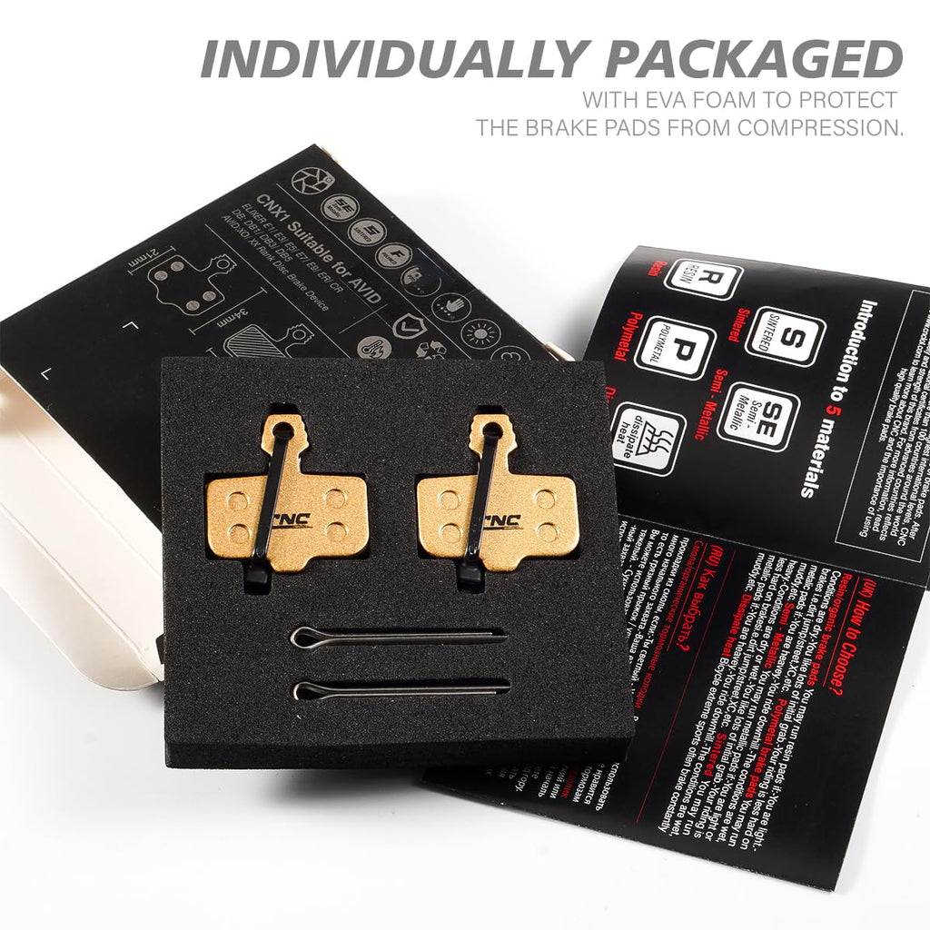 Bike Disc Brake Pads for Avid Elixir & SRAM Level MTB Caliper