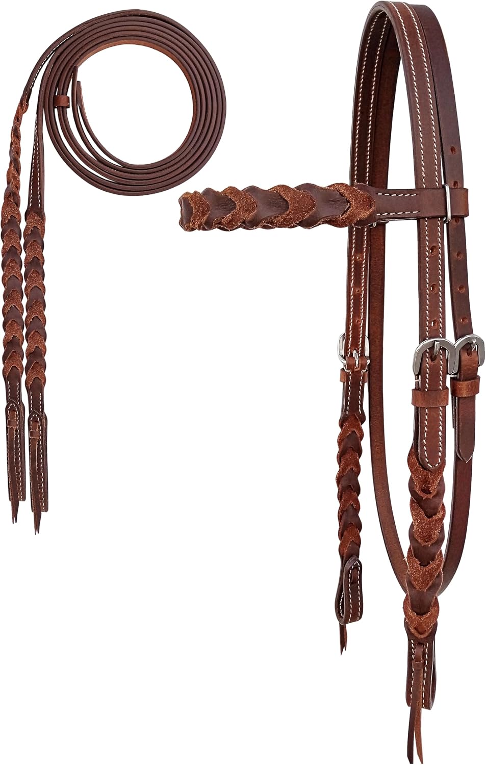 Horse Western Headstall w/Reins 78JHSReins
