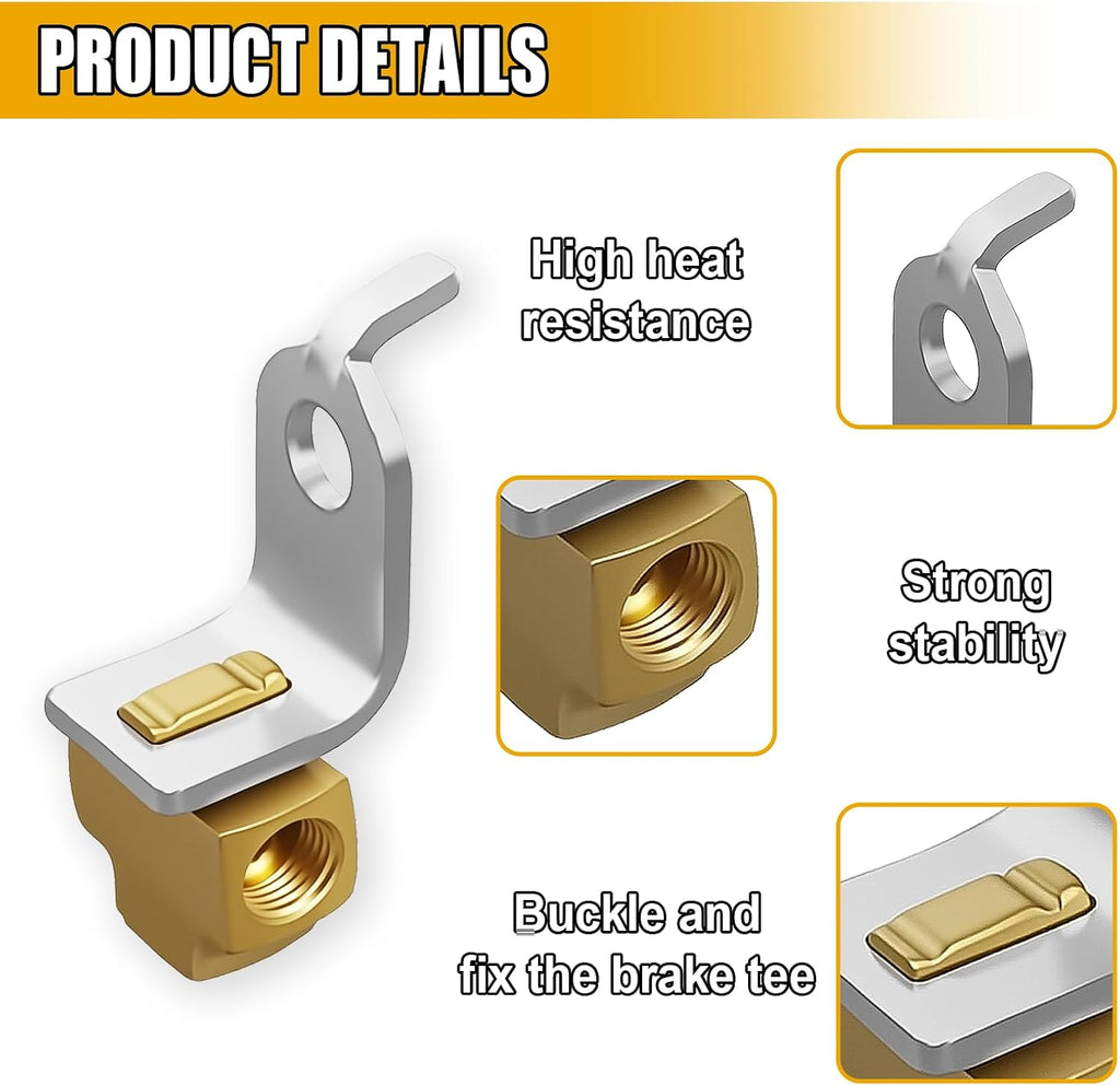 3-Way Brake Line Tee with Mounting Bracket