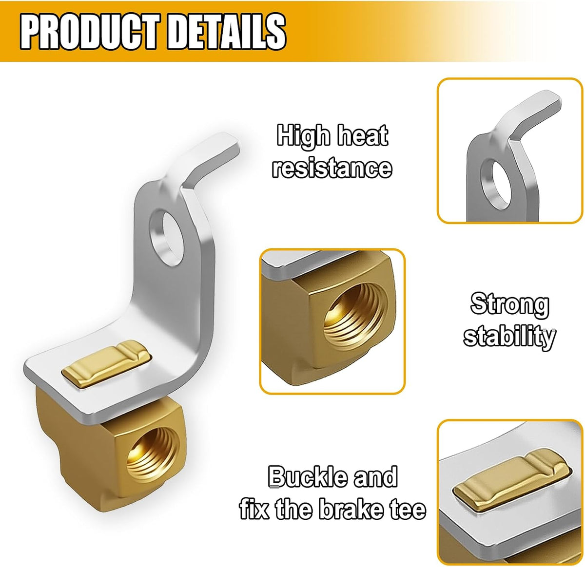 3-Way Brake Line Tee with Mounting Bracket