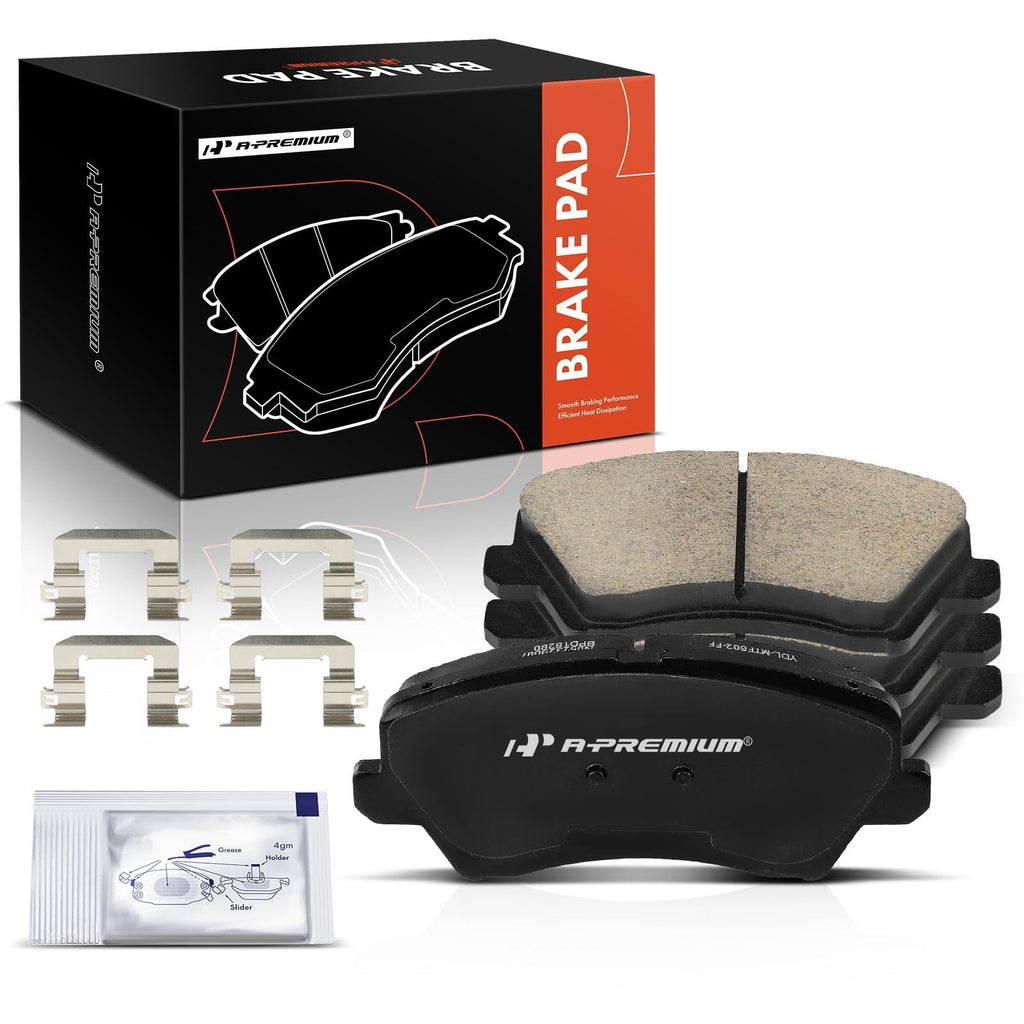 A-Premium Front Ceramic Brake Pads Compatible with Hyundai & Kia