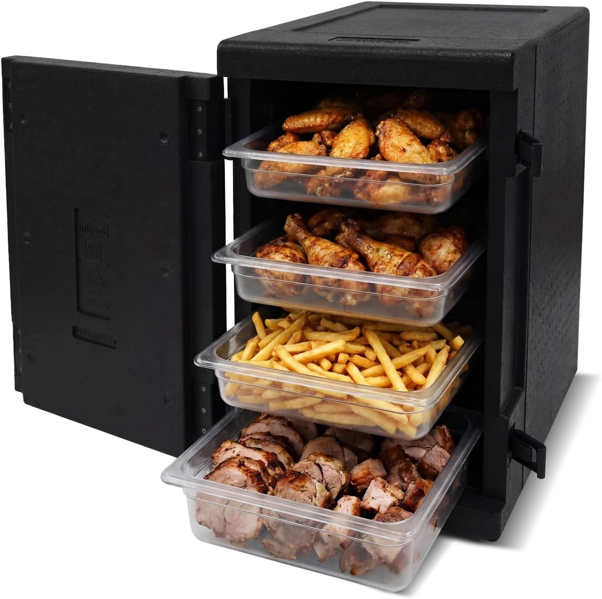 91 Qt Insulated Food Pan Carrier, Non-Electrical Hot Box