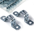 1/2 Inch Two Hole EMT Conduit Clamp, Pipe Strap U Bracket 25 Pack