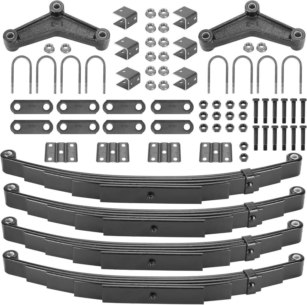 Replacement for SW5 5 Leaf Trailer Leaf Spring, 6000LB Tandem Trailer Axle Suspension Kit with 3000lb Capacity Double