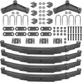 Replacement for SW5 5 Leaf Trailer Leaf Spring, 6000LB Tandem Trailer Axle Suspension Kit with 3000lb Capacity Double