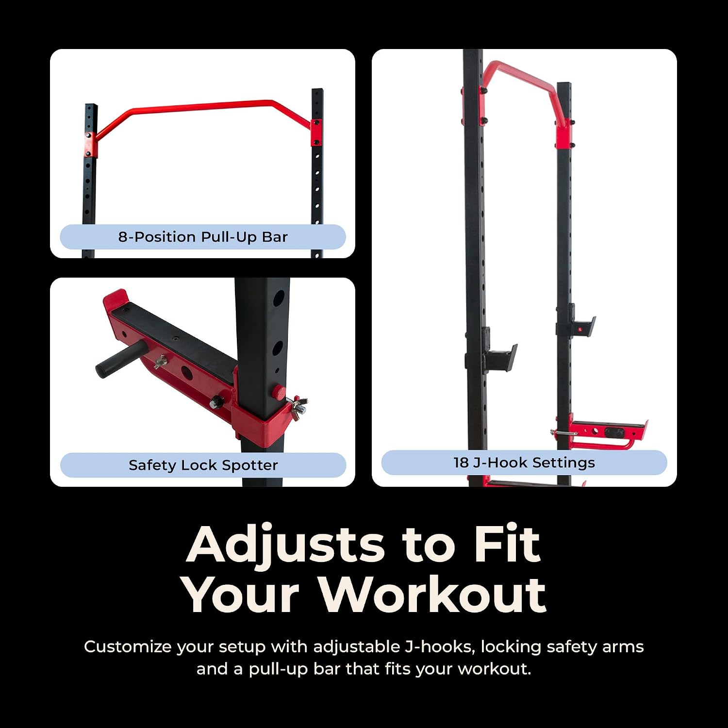 Multifunctional Strength Training Home Gym – Complete Workout Equipment with Training Attachments, Optional Squat