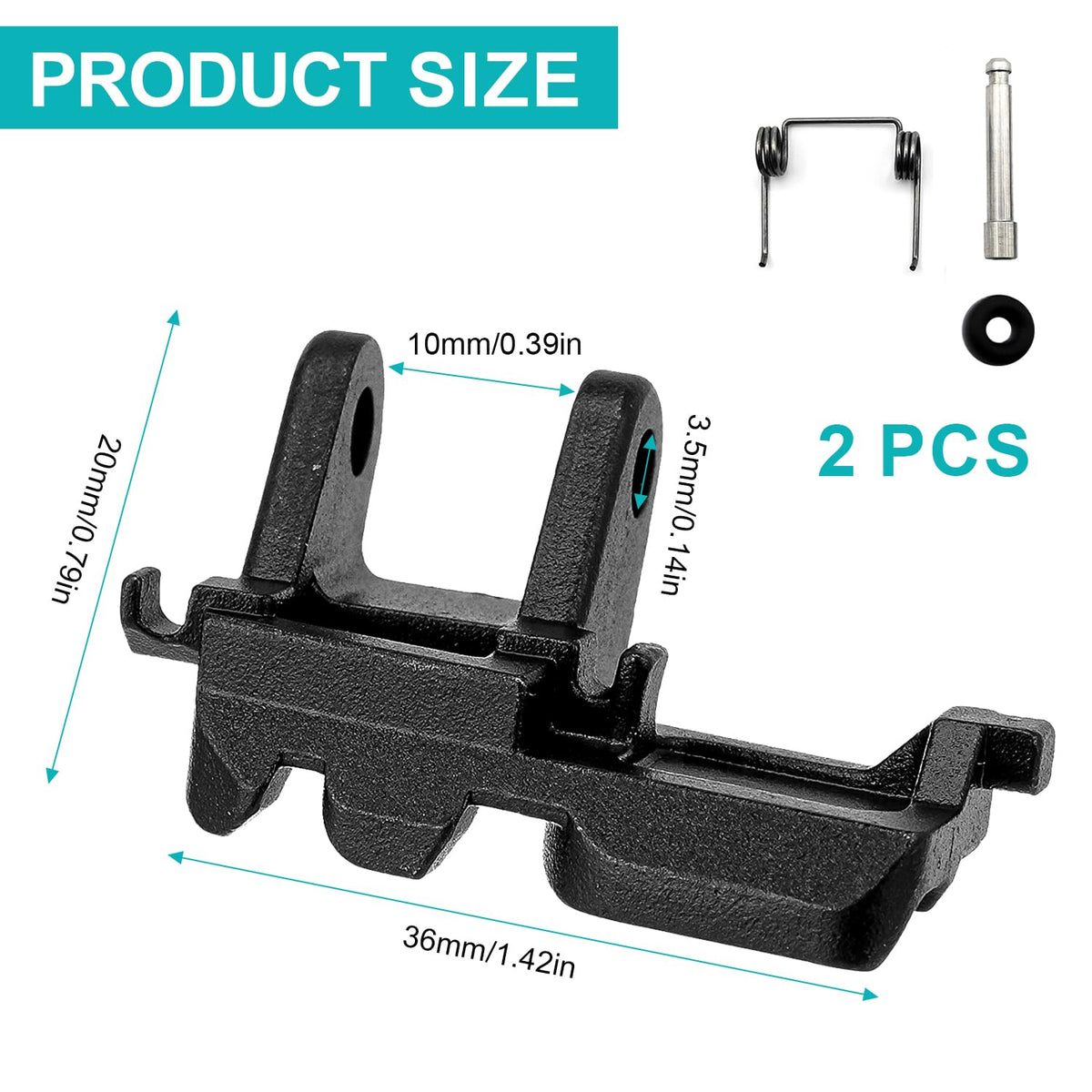 2 PCS Pistolas de Roofing Accessories, 883-901 Feeder and 877-761 Springs Part, for Metabo Roofing Nail Gun Parts, Power Roofing Nailers, Coil Nailer, Compatible with Nv45ab Nv45ab2 Nv45ab2 Nailers