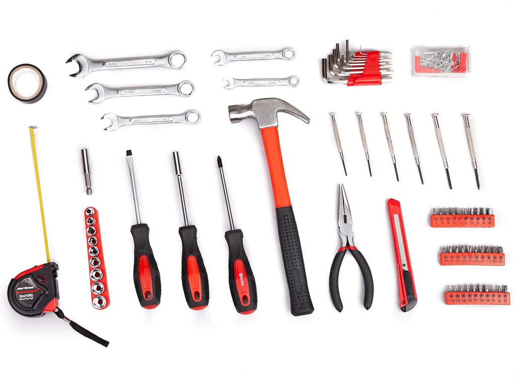 148 Piece Automotive and Household Tool Set Perfect for Car Enthusiasts and DIY Home Repairs