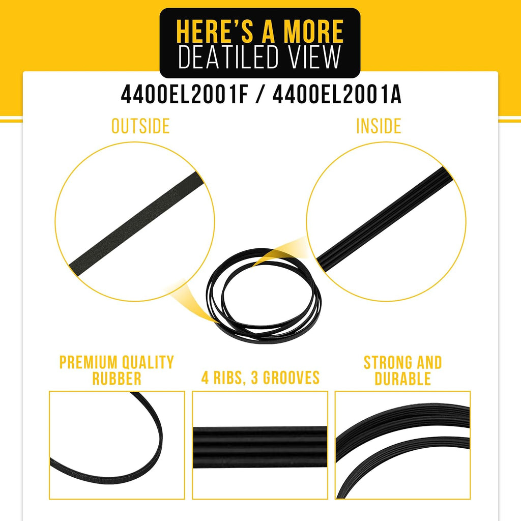 Dryer Drum Belt for LG DLEX7800WE