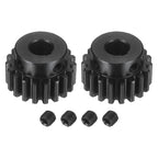 DTGN Spur Gear 1.5Mod 19 Teeth 12mm Thickness 10mm Bore 3x1.4mm Keyway 2Pcs