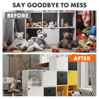 Storage Bins, Foldable Fabric Storage Cube And Cloth Organizer