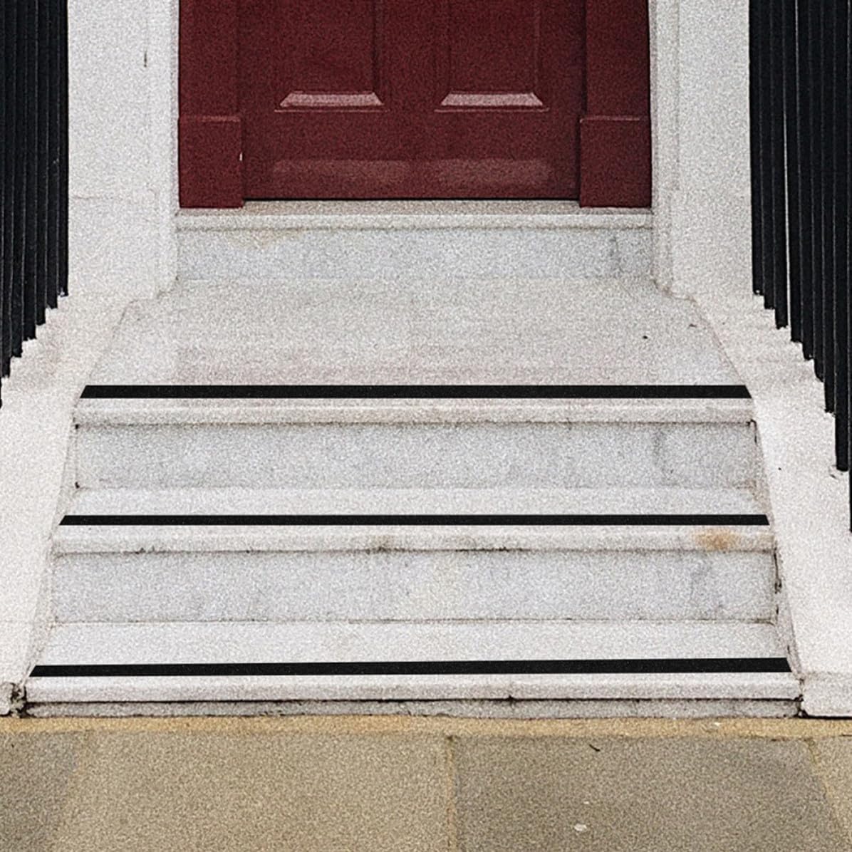 2 Rolls Black PVC Anti Slip Tape for Stairs, Grip
