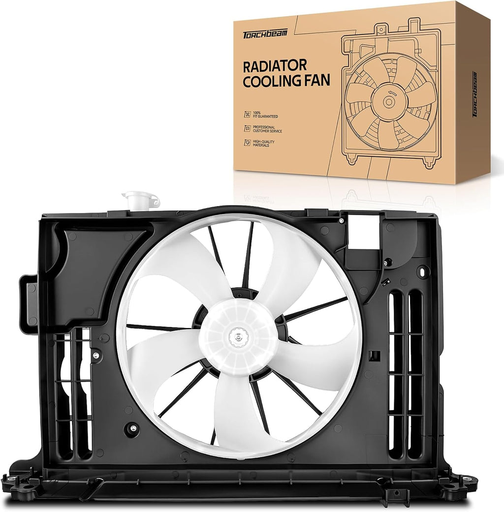 Torchbeam Engine Cooling Radiator Fan Assembly for Toyota Corolla 2014-2019