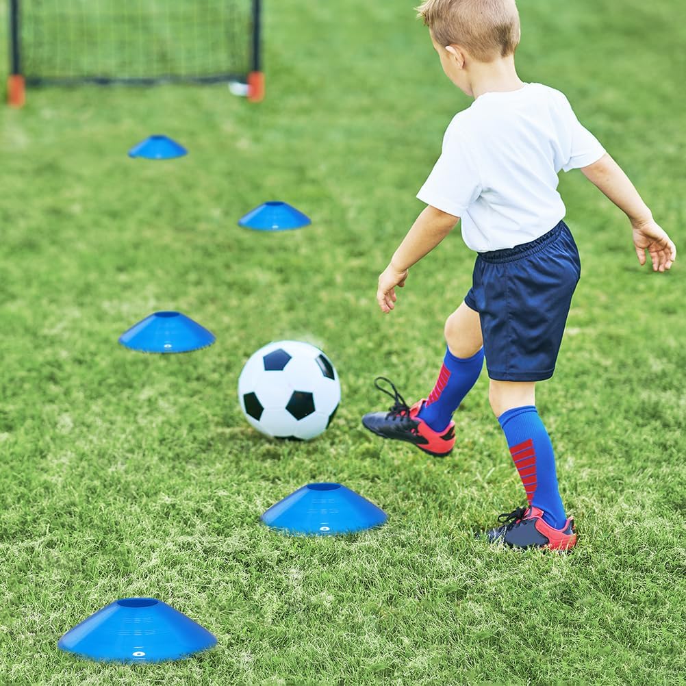 Agility Ladder,Football Training Equipment Set,4 Agility Hurdles, 20 feet12 Rungs Speed Ladder,12 Disc